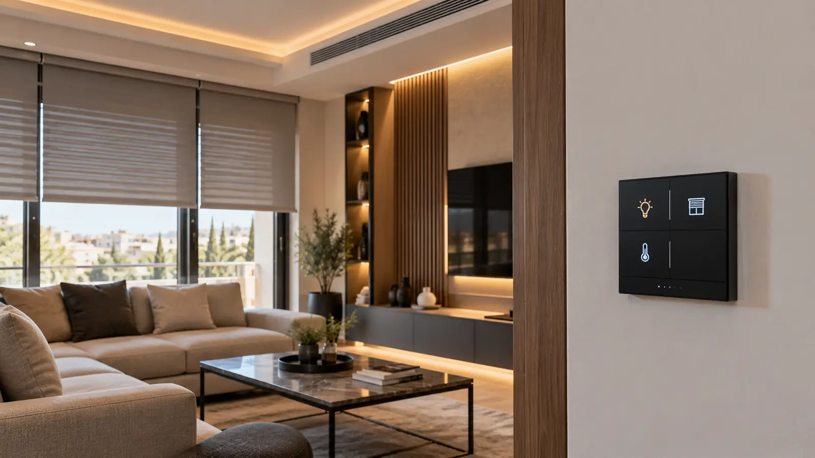 صورة تعريفية لخدمة المنازل الذكية و BMS
